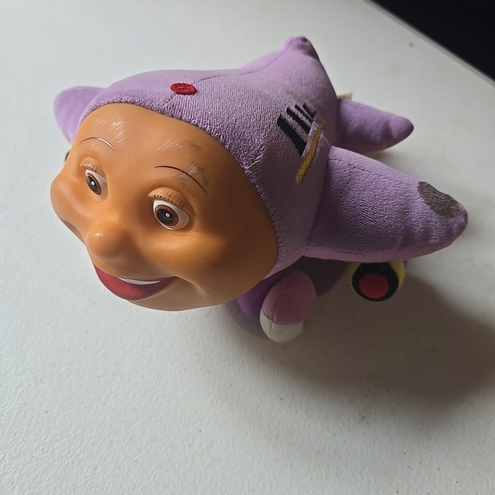 Jay Jay the Jet Plane Tracy‎ Stuffed Plush Doll Toy Rubber Face 9 Inch
